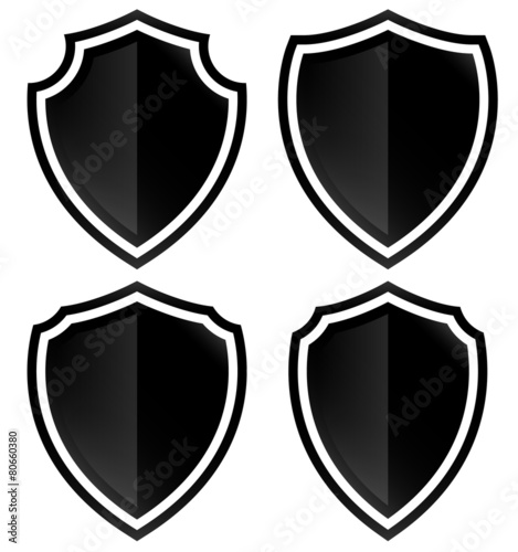 Different shield shapes photo