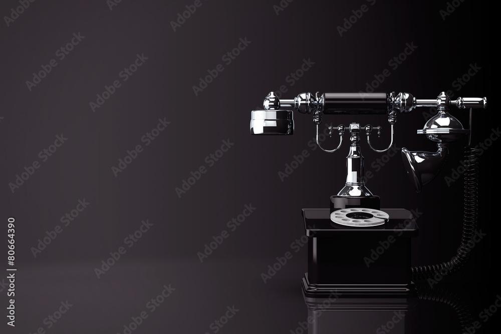 Fototapeta premium Retro Phone. Vintage Telephone