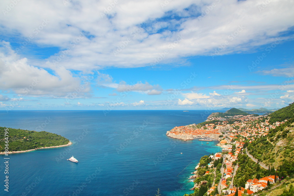 Dubrovnik, a Mediterranean town