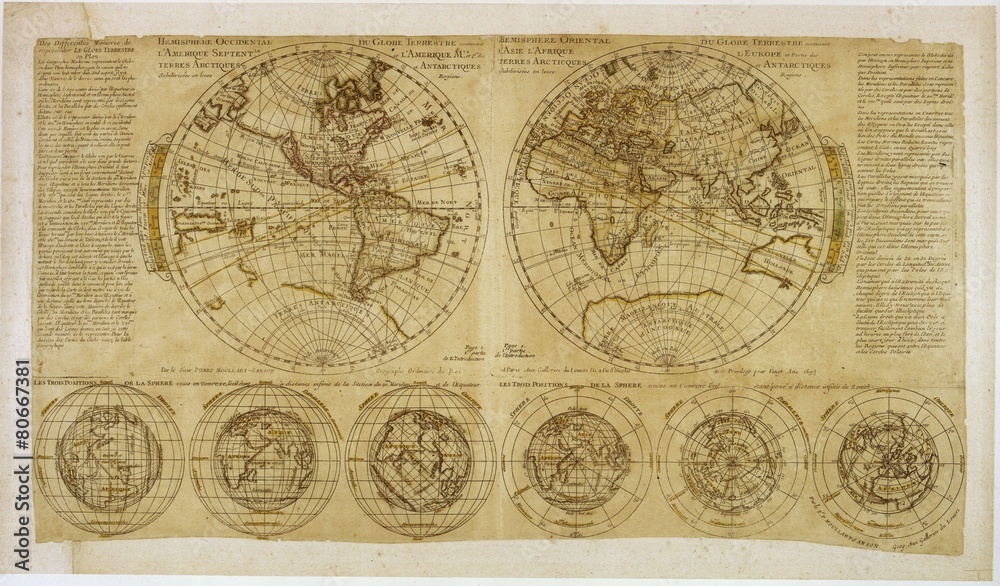 Vintage World map