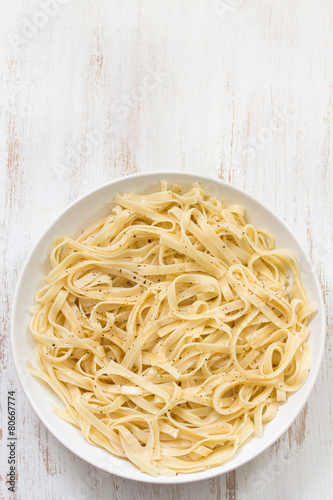pasta on plate