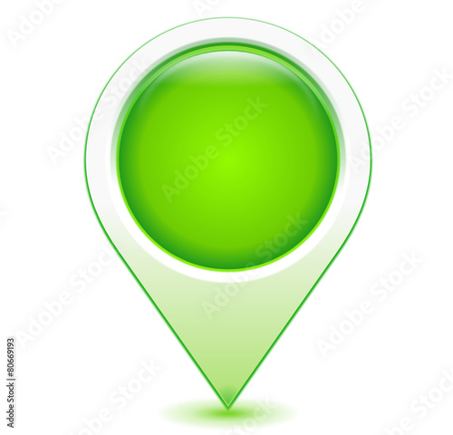 marqueur géolocalisation vert