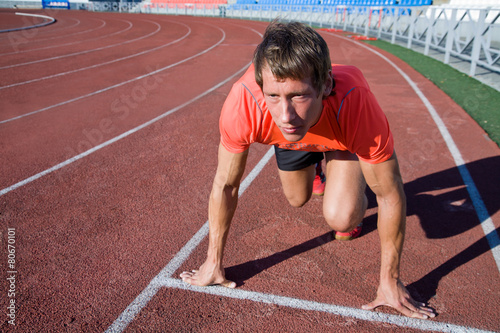 runner at start