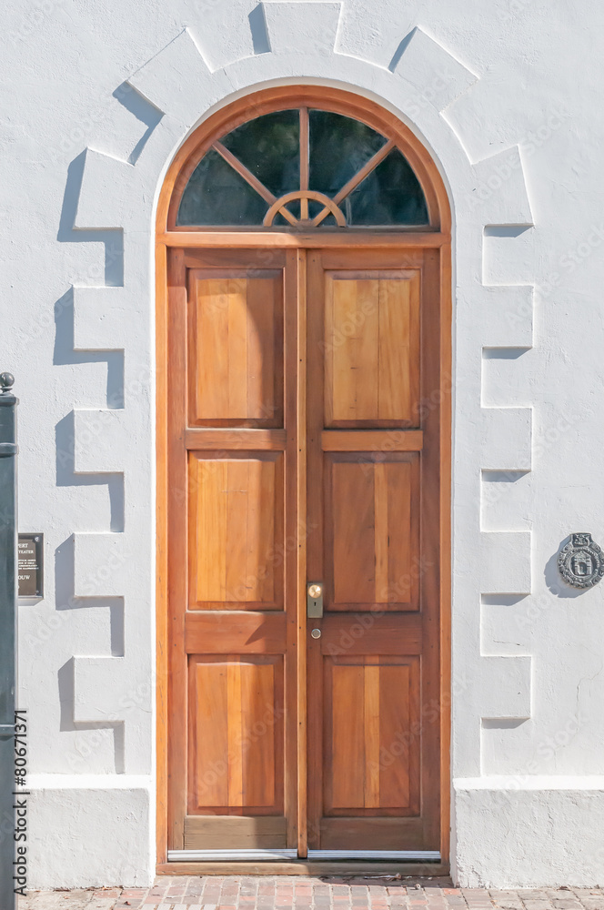 Wooden door in Graaff Reinet