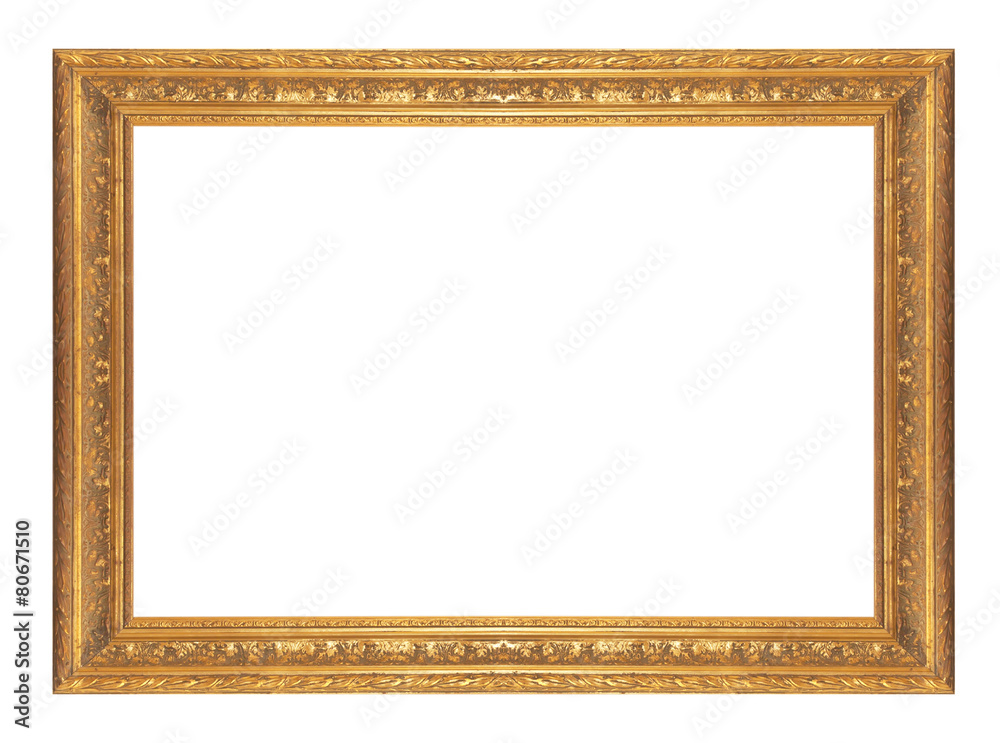 Fototapeta premium Old Antique gold frame