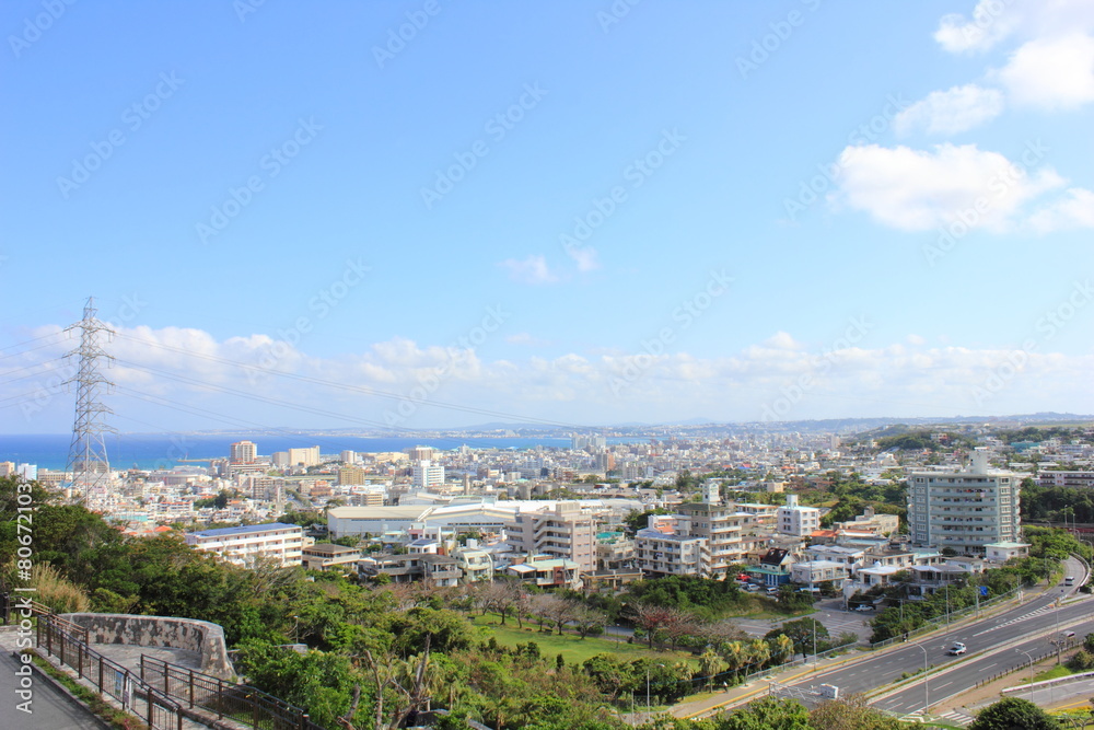 沖縄県浦添市 街並み 沖縄県浦添市 街並み