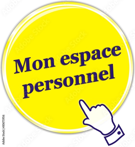 bouton mon espace personnel