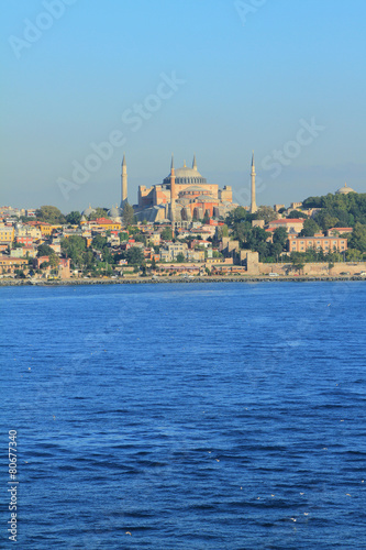 Istanbul, Turkey. Palace cape and cathedral of Sacred Sofia