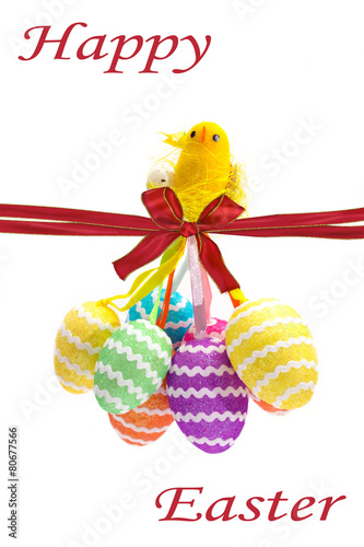Easter Egg Chicken hanging photo