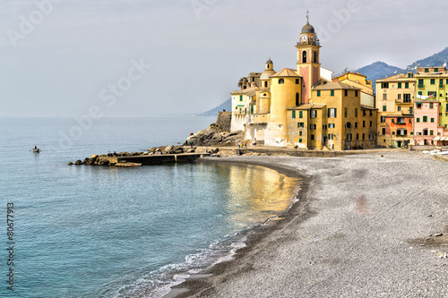 View on the promenade of Camogli