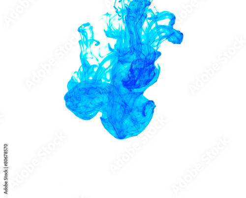 The blue liquid abstract background