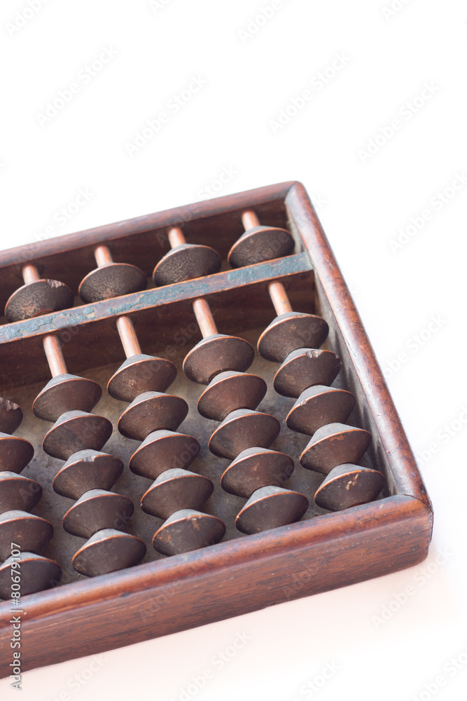 Japanese antique five beads wooden abacus Japanese antique five beads wooden abacus