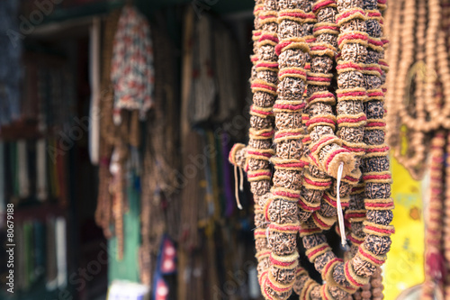 Traditional souvenir in local Nepal market.