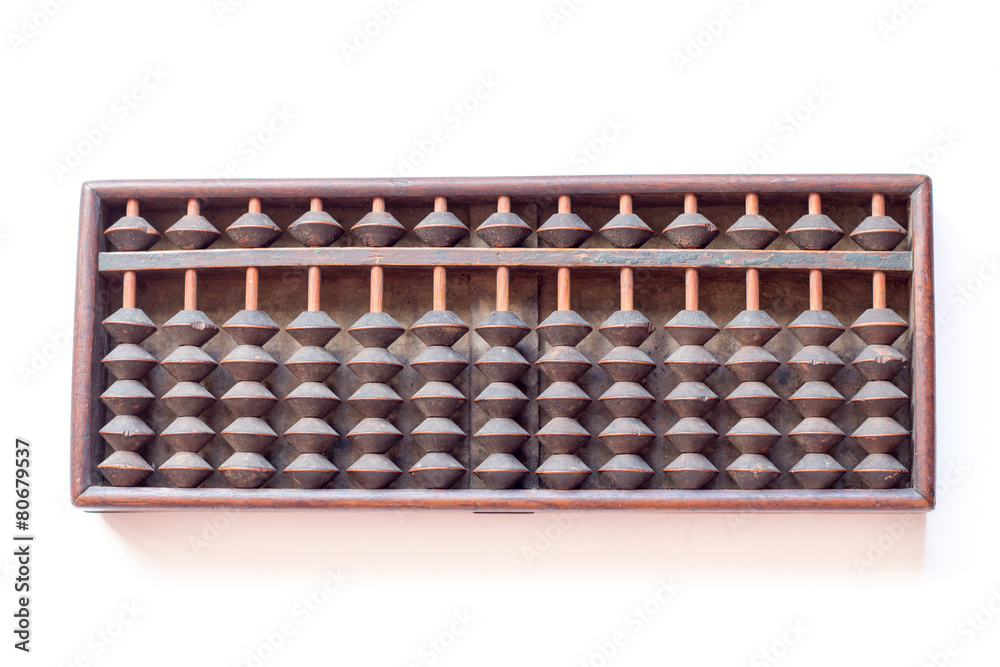Japanese antique five beads wooden abacus Japanese antique five beads wooden abacus