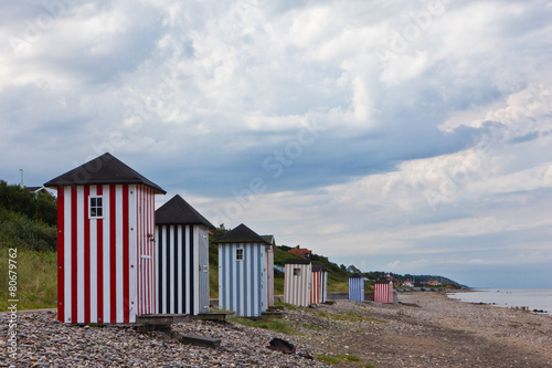 Foto Badehäuschen am Strand von Rageleje - Dänemark 14