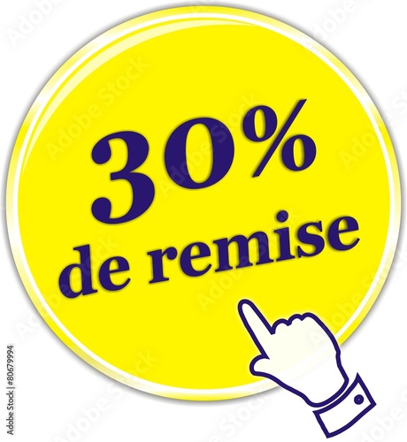 bouton 30% de remise