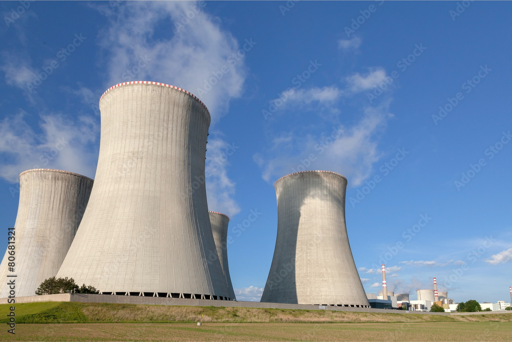 Nuclear power plant Dukovany in Czech Republic Europe