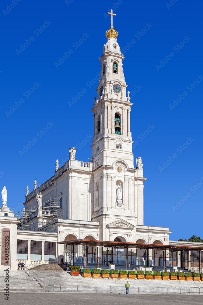 Obraz premium Sanctuary of Fatima. Basilica of Nossa Senhora do Rosario