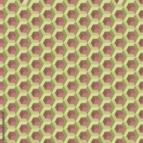 Color cubes pattern