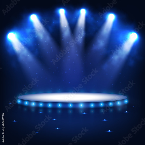 Illuminated Podium for Presentation in the Dark.