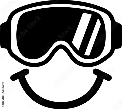 Ski Goggles Smiling