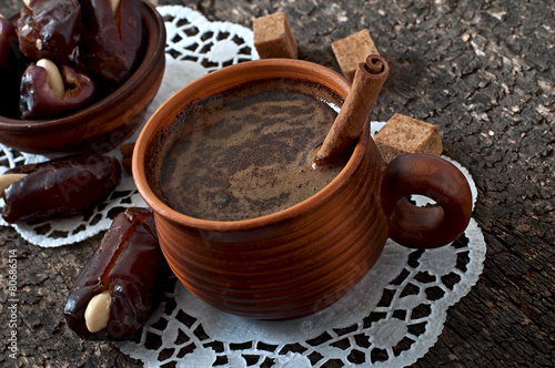aromatic coffee and eastern dates