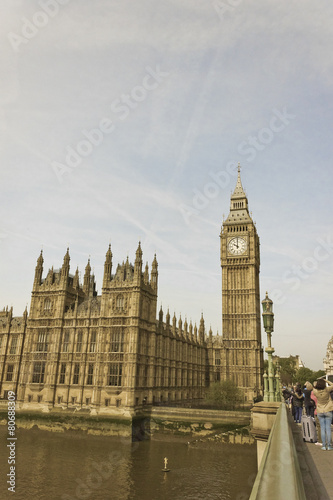 View of the Clock Tower  Big Ben   Palace of Westminster