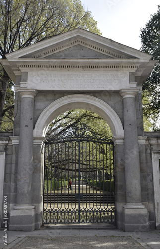 Puerta del Jardín Botánico de Madrid