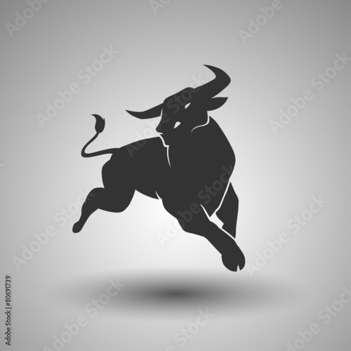 Bull silhouette