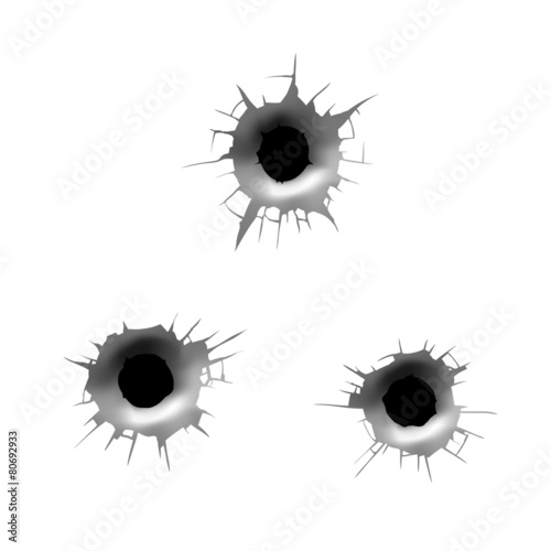 Bullet holes photo