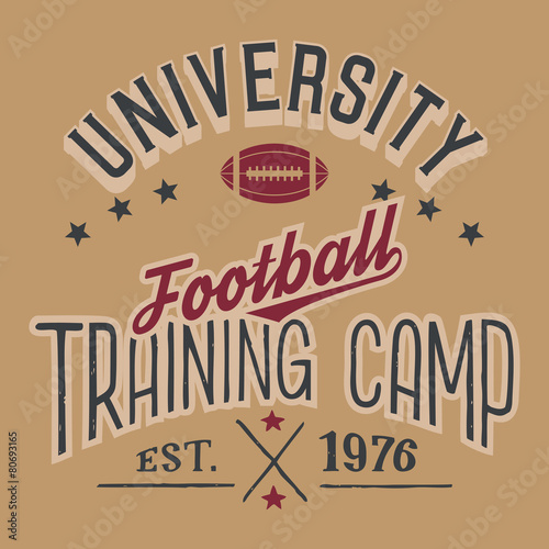 University football training camp