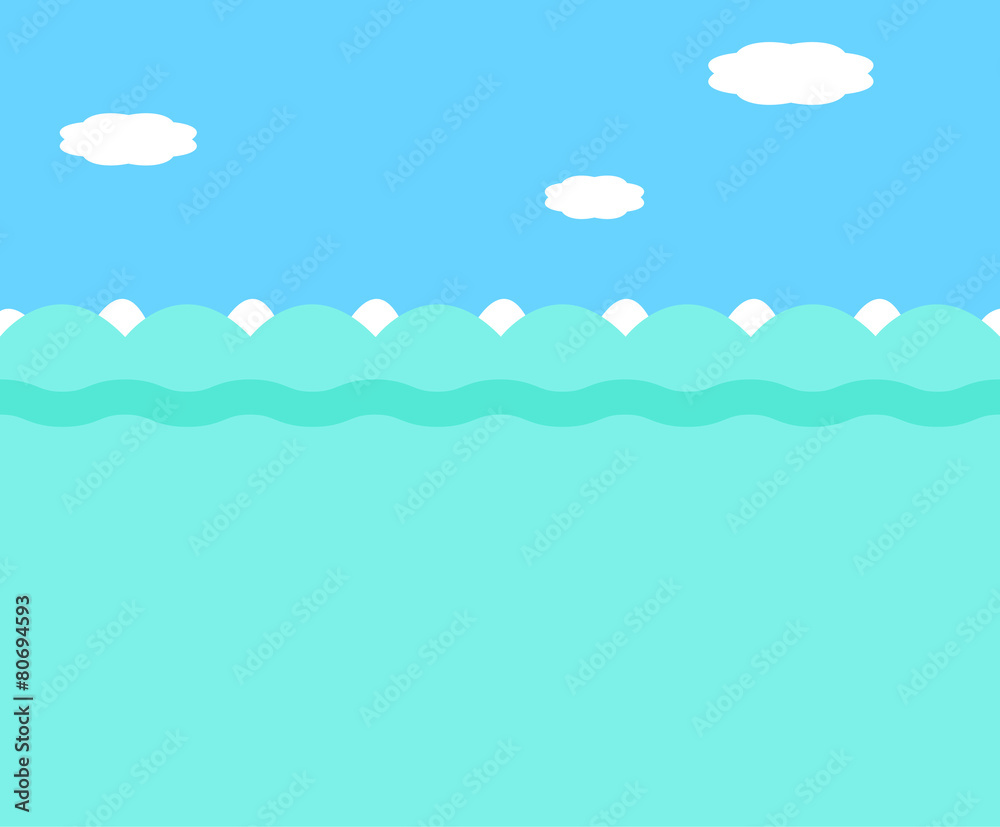 Sea and sky Sea and sky