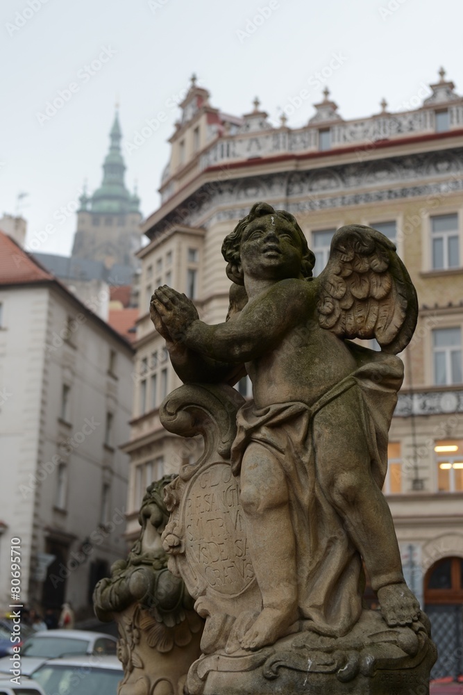 Sculpture in the streets of Prague
