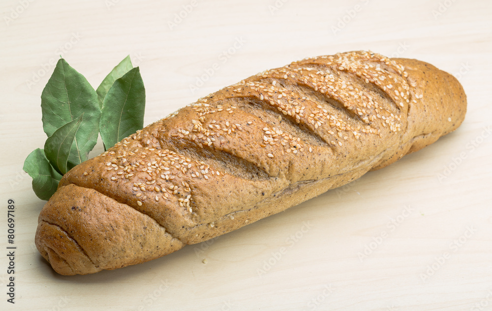 Bread - loaf with seeds