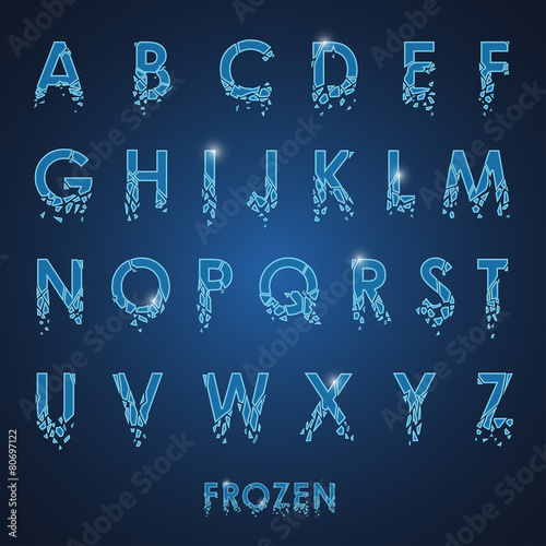 Ice alphabet