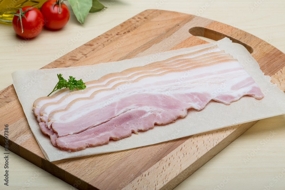 Raw Bacon