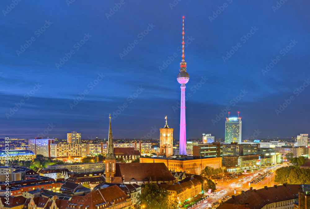Obraz premium Berlin z góry