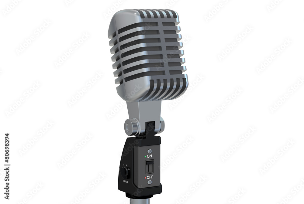 Fototapeta premium vintage retro microphone