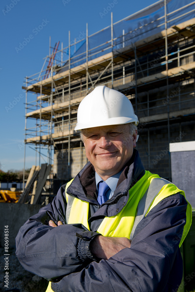 Smiling Property Developer / Building Contractor Smiling Property Developer / Building Contractor