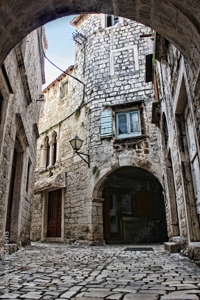 narrow stone street