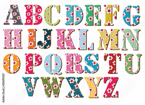 Alphabet-Colorful