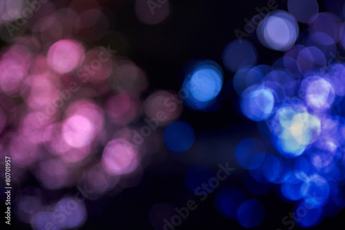 pink and blue lights blurred