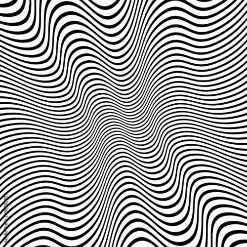 Distorted Lines Vector Background