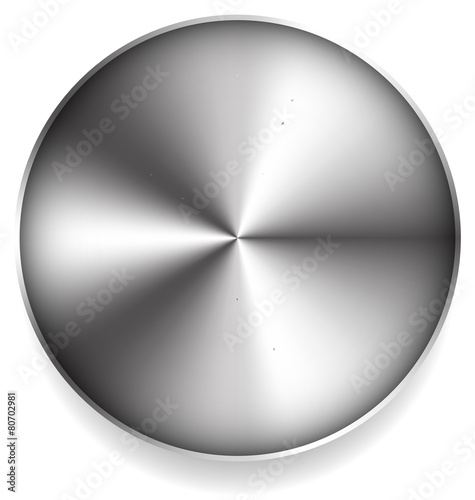 Abstract Metallic Circle