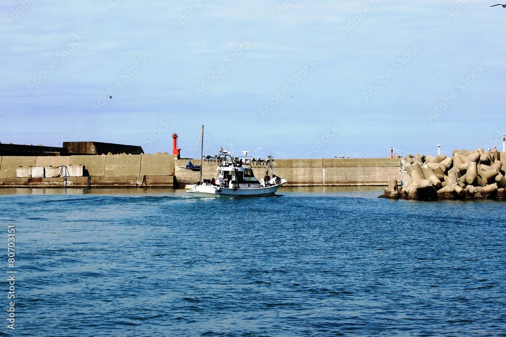 Fototapeta premium 漁港の風景