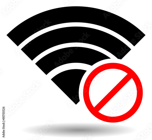 No Signal or Bad antenna Symbol