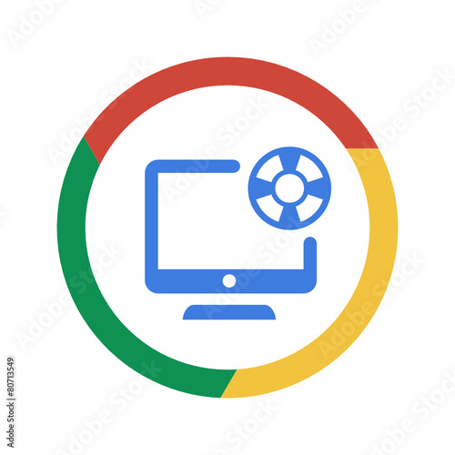 Vector Chrome Icon