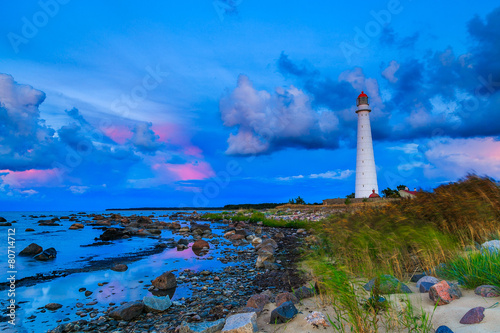 Lighthouse on the island of Hiiumaa photo