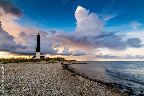 Lighthouse on the island of Saaremaa photo