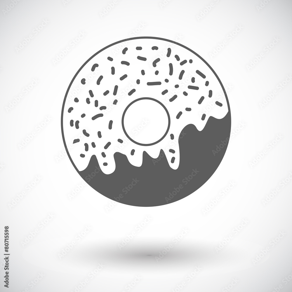 Donut flat icon Donut flat icon